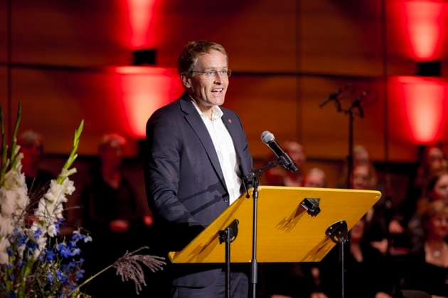Ministerpräsident Daniel Günther. Abschlusskonzert: Händels »Messiah«, K189, Schleswig-Holstein Musik Festival, 27.08.23 Lübeck Schleswig-Holstein Germany Copyright: xAgentur54Gradx xFelixxKoenigx