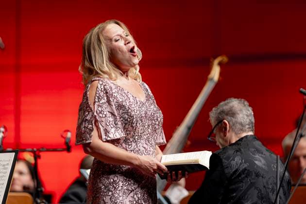 Carolyn Sampson (Sopran). Abschlusskonzert: Händels »Messiah«, K189, Schleswig-Holstein Musik Festival, 27.08.23 Lübeck Schleswig-Holstein Germany Copyright: xAgentur54Gradx xFelixxKoenigx