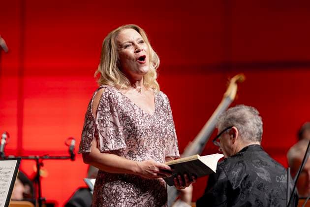 Carolyn Sampson (Sopran). Abschlusskonzert: Händels »Messiah«, K189, Schleswig-Holstein Musik Festival, 27.08.23 Lübeck Schleswig-Holstein Germany Copyright: xAgentur54Gradx xFelixxKoenigx