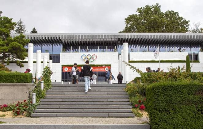 Olympisches Museum, Lausanne-Ouchy, Genfer See, Lac Léman, Riviera-Pays-d Enhaut, Schweiz, Europa *** Olympic Museum, Lausanne Ouchy, Geneva Lake, Lac Léman, Riviera Pays D Enhaut, Switzerland, Europe Copyright: imageBROKER StephanxGabriel iblsga09522076.jpg