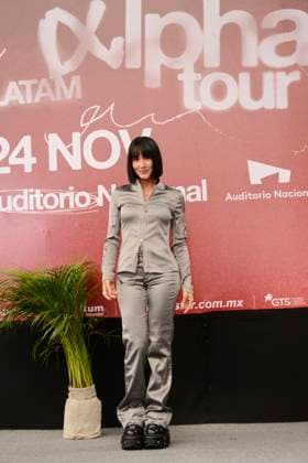 Aitana ˜Alpha Latam Tour™ Press Conference August 28, 2023, Mexico City, Mexico: Spanish singer, Aitana, attends a press conference to promote their Alpha Latam Tour concert at National Auditorium. on August 28, 2023 in Mexico City, Mexico. (Photo by Carlos Tischler Eyepix Group) Copyright: xCarlosxTischler xEyepixxGroupx CT_28082023_98034
