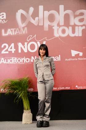Aitana ˜Alpha Latam Tour™ Press Conference August 28, 2023, Mexico City, Mexico: Spanish singer, Aitana, attends a press conference to promote their Alpha Latam Tour concert at National Auditorium. on August 28, 2023 in Mexico City, Mexico. (Photo by Carlos Tischler Eyepix Group) Copyright: xCarlosxTischler xEyepixxGroupx CT_28082023_98035
