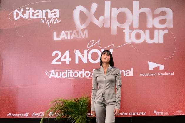 Aitana ˜Alpha Latam Tour™ Press Conference August 28, 2023, Mexico City, Mexico: Spanish singer, Aitana, attends a press conference to promote their Alpha Latam Tour concert at National Auditorium. on August 28, 2023 in Mexico City, Mexico. (Photo by Carlos Tischler Eyepix Group) Copyright: xCarlosxTischler xEyepixxGroupx CT_28082023_98040