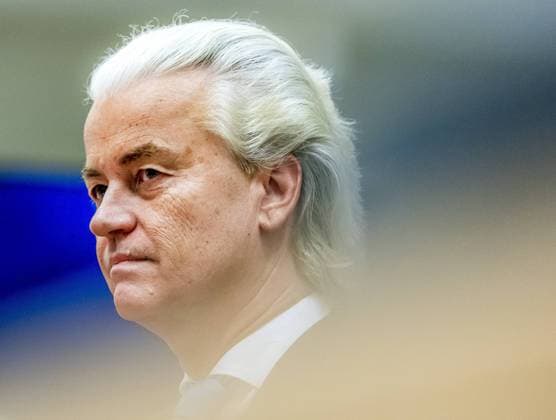 SCHIPHOL - PVV leader Geert Wilders attends a criminal case in the court of Schiphol against the Pakistani cricketer Khalid Latif, who is said to have offered twenty-one thousand euros in a video for the murder of the Member of Parliament. ANP REMKO DE WAAL netherlands out - belgium out  Copyright: xx x476636416x originalFilename: 476636416.jpg