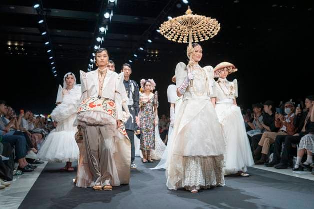 Bilder des Jahres 2023, Entertainment 08 August Entertainment Themen der Woche KW35 Entertainment Bilder des Tages Runway models, August 30, 2023 - Rakuten Fashion Week TOKYO 2024 S S : BENCH PRESENTS TERNOCON held in Tokyo, Japan.  , aflo_227665471.JPG,