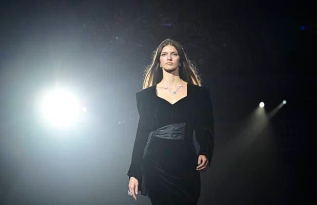 The final of the Schwarzkopf Elite Model Look 2023, world modeling competition, was held on August 30, 2023, in Prague, Czech Republic. (CTKxPhoto RomanxVondrous) CTKPhotoP2023083100671  CTKPhotoP2023083100671