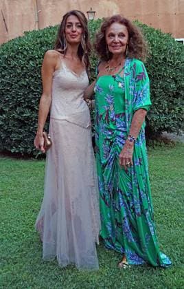 August 31, 2023, Venezia, Italia: (S-D) Amal Alamuddin e Diane Von Furstenberg poco prima dell™inizio della cerimonia per il Diane Von Furstenberg Award, nella Sala degli Arazzi della Fondazione Giorgio Cini a Venezia, 31 agosto 2023. (L-R) Amal Alamuddin and Diane Von Furstenberg shortly before the start of the ceremony for the Diane Von Furstenberg Award, in the Sala degli Arazzi of the Giorgio Cini Foundation in Venice, Italy, 31 August 2023. ANSA ANDREA MEROLA ANSA ANDREA MEROLA Venezia Italia  - ZUMAa110 20230831_zaf_a110_132 Copyright: xZ82x