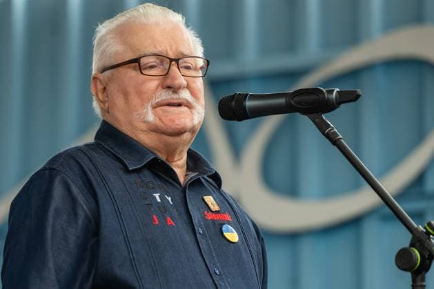 August 31, 2023, Gdansk, Poland: Former President of Poland Lech Walesa seen during 43rd anniversary of August 1980 Agreements at the Solidarity Square. The Agreements were a symbolic beginning of the Solidarity Trade Union. They ended the wave of workers strikes in 1980 and contributed to the increasing role of Lech Walesa and the fall of communism in Poland in 1989. Gdansk Poland - ZUMAs197 20230831_aaa_s197_275 Copyright: xMateuszxSlodkowskix