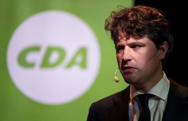 AMERSFOORT - CDA party leader Henri Bontenbal during the Hannie van Leeuwen lecture. This lecture, organized by the CDJA, CDA youth, was Bontenbal s first major public appearance in his role as leader of the Christian Democrats. ANP FREEK VAN DEN BERGH netherlands out - belgium out  Copyright: xx x476936490x originalFilename: 476936490.jpg
