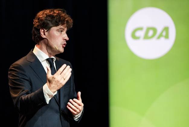 AMERSFOORT - CDA party leader Henri Bontenbal during the Hannie van Leeuwen lecture. This lecture, organized by the CDJA, CDA youth, was Bontenbal s first major public appearance in his role as leader of the Christian Democrats. ANP FREEK VAN DEN BERGH netherlands out - belgium out  Copyright: xx x476939821x originalFilename: 476939821.jpg