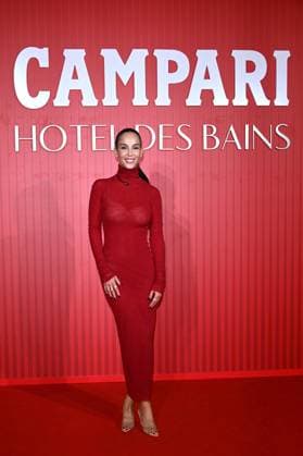 Bilder des Jahres 2023, Entertainment 09 September Entertainment Themen der Woche KW35 Entertainment Bilder des Tages 80th Venice Film Festival 2023, Party Campari - Hotel De Bains. Pictured: Paola Di Benedetto  Copyright: xSimonexComix xipa-agency.netx xPoolxPhotoxEventsx02x IPA_IPA40003350