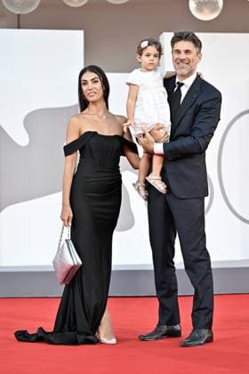 Kineo Prize, Venice Film Festival, Italy - 02 Sep 2023 Fabio Fulco e Veronica Papa with a daugther Agnes during Kineo Prize. 80th Venice International Film Festival on September 2, 2023 in Venice, Italy, Credit:Maria Laura Antonelli Avalon Italy, Venice  Copyright: xMariaxLauraxAntonellix xAvalonx 0802405412