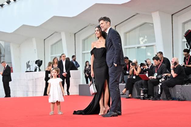 Kineo Prize, Venice Film Festival, Italy - 02 Sep 2023 Fabio Fulco e Veronica Papa with a daugther Agnes during Kineo Prize. 80th Venice International Film Festival on September 2, 2023 in Venice, Italy, Credit:Maria Laura Antonelli Avalon Italy, Venice  Copyright: xMariaxLauraxAntonellix xAvalonx 0802405469