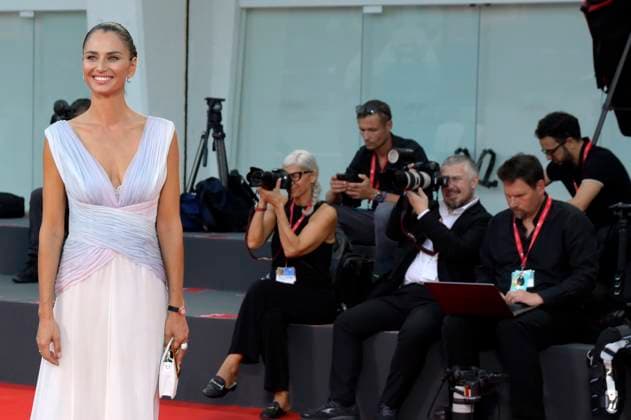 Anna Safroncik bei der Verleihung des Kineo Award 2023 auf der Biennale di Venezia 2023 80. Internationale Filmfestspiele von Venedig im Palazzo del Cinema. Venedig, 02.09.2023