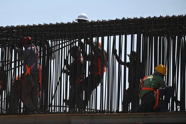 September 1, 2023, Tijuana, Baja California, Mexico: The construction of the Tijuana Otay II US-Mexico Port of Entry checkpoint, which is being executed by engineers from the Mexican Ministry of National Defense, has progressed extensively as they expect it to be completed by December of this year, even before the United States, which now is estimated that said US side of the port of entry could open in 2026 and not at the end of 2024. Tijuana Mexico - ZUMAm180 20230901_zip_m180_024 Copyright: xCarlosxA.xMorenox