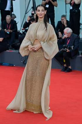 September 2, 2023, Venice Lido, Italy: Francesca Chillemi attends the red carpet of Premio Kineo at 80 Venice Film Festival at Palazzo del Cinema. Venice Lido Italy - ZUMAs197 20230902_aaa_s197_269 Copyright: xMarioxCartellix
