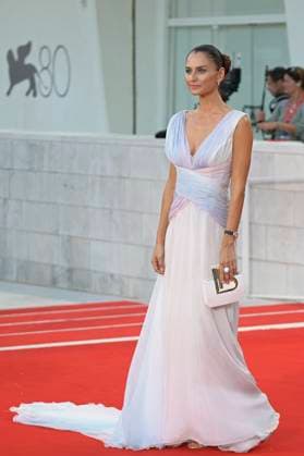 September 2, 2023, Venice Lido, Italy: Anna Safroncik attends the red carpet of Premio Kineo at 80 Venice Film Festival at Palazzo del Cinema. Venice Lido Italy - ZUMAs197 20230902_aaa_s197_280 Copyright: xMarioxCartellix