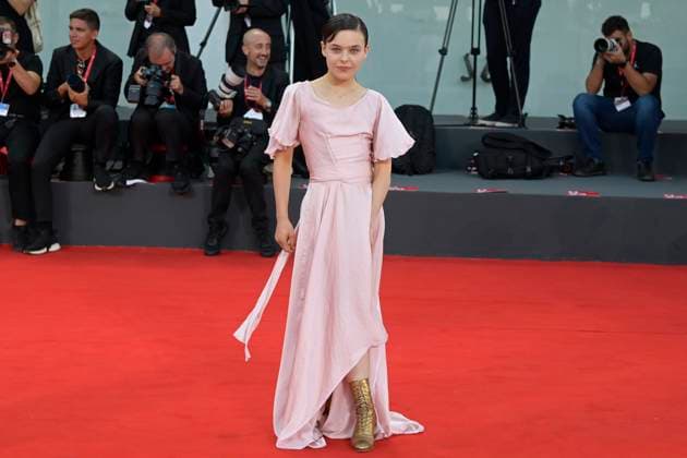 September 2, 2023, Venice Lido, Italy: Sara Ciocca attends the red carpet of Premio Kineo at 80 Venice Film Festival at Palazzo del Cinema. Venice Lido Italy - ZUMAs197 20230902_aaa_s197_306 Copyright: xMarioxCartellix