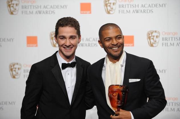 The Orange British Academy Film Awards held at the Royal Opera House, 2009 Shia LaBeouf and Noel Clarke poses at the winner s board in the press room at the Orange British Academy Film Awards held at the Royal Opera House, Covent Garden, London, England. February 8th 2009, Credit:Ian Gavan Avalon England, London  Copyright: xIanxGavanx xAvalonx 0502643431