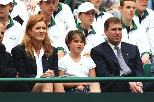THE DUKE AND DUCHESS OF YORK With their daughter PRINCESS EUGENIE attending a charity tennis tournament held at Buckingham Palace today, in aid of the NSPCC s Full Stop Campaign. COMPULSORY CREDIT: UPPA Photoshot Photo UA 017496 T 02.07.2000 THE DUKE AND DUCHESS OF YORK With their daughter PRINCESS EUGENIE attending a charity tennis tournament held at Buckingham Palace today, in aid of the NSPCC s Full Stop Campaign. COMPULSORY CREDIT: UPPA Photoshot Photo UA 017496 T 02.07.2000, Credit:Photoshot Avalon United Kingdom  Copyright: xPhotoshotx xAvalonx 0502655250