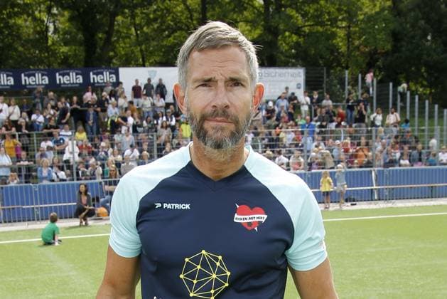 Entertainment Bilder des Tages Micky Beisenherz beim Benefiz Fussballspiel Kicken mit Herz zugunsten der Kinder Herzstation der Universitaetsklinik Eppendorf am 3.09.2023 in Hamburg Kicken mit Herz Benefiz Fussball Event in Hamburg