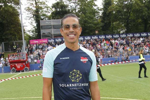 Jorge Gonzalez beim Benefiz Fussballspiel Kicken mit Herz zugunsten der Kinder Herzstation der Universitaetsklinik Eppendorf am 3.09.2023 in Hamburg Kicken mit Herz Benefiz Fussball Event in Hamburg
