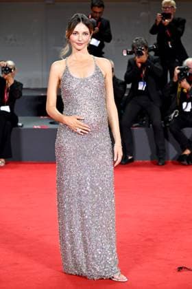 Venice, 80th Venice Film Festival 2023 - Evening 5 - red carpet Filming Italy. In the photo Annabelle Belmondo  Copyright: xManuelexMangiarottix xipa-agencyx xPoolxPhotoxEventsx02x IPA_IPA40045001