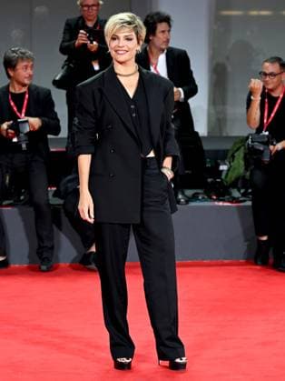 Venice, 80th Venice Film Festival 2023 - Evening 5 - red carpet Filming Italy. In the photo Micaela Ramazzotti  Copyright: xManuelexMangiarottix xipa-agencyx xPoolxPhotoxEventsx02x IPA_IPA40044908