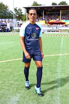 Jorge Gonzalez beim Benefiz-Fußballspiel Kicken mit Herz 2023 zu Gunsten des Herzzentrums des UKE im Stadiun Hoheluft. Hamburg, 03.09.2023