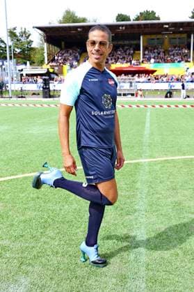 Jorge Gonzalez beim Benefiz-Fußballspiel Kicken mit Herz 2023 zu Gunsten des Herzzentrums des UKE im Stadiun Hoheluft. Hamburg, 03.09.2023
