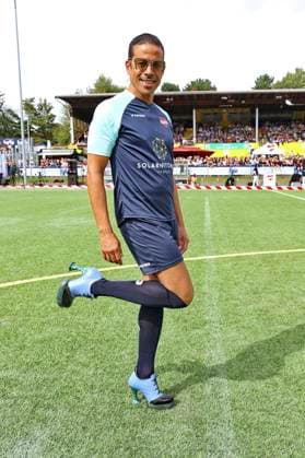Jorge Gonzalez beim Benefiz-Fußballspiel Kicken mit Herz 2023 zu Gunsten des Herzzentrums des UKE im Stadiun Hoheluft. Hamburg, 03.09.2023