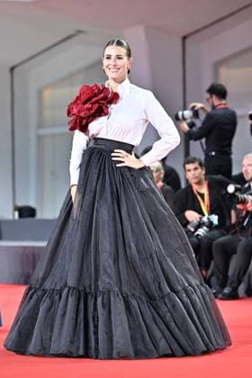 Venice Film Festival, Filming Italy Best Movie Award. Italy 03 Sep 2023 Diana Del Bufalo , during red carpet of the Filming Italy Best Movie Award. 80th Venice Film Festival, Italy on September 03, 2023., Credit:Maria Laura Antonelli Avalon Italy, Venice  Copyright: xMariaxLauraxAntonellix xAvalonx 0802830032