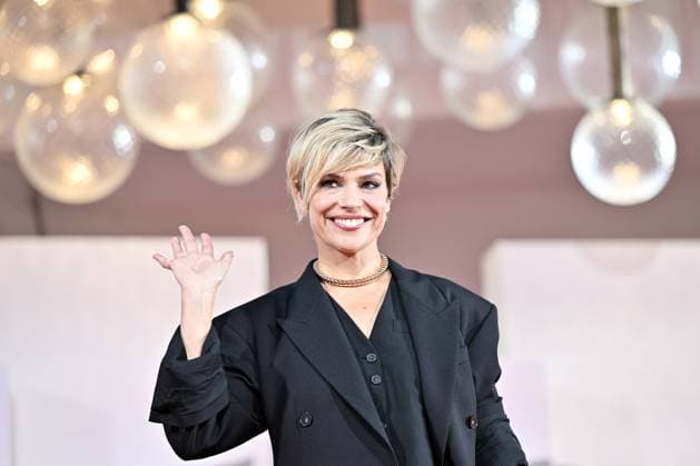 Venice Film Festival, Filming Italy Best Movie Award. Italy 03 Sep 2023 Micaela Ramazzotti , during red carpet of the Filming Italy Best Movie Award. 80th Venice Film Festival, Italy on September 03, 2023., Credit:Maria Laura Antonelli Avalon Italy, Venice  Copyright: xMariaxLauraxAntonellix xAvalonx 0802830692