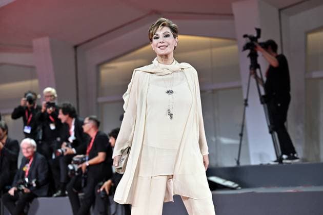Venice Film Festival, Filming Italy Best Movie Award. Italy 03 Sep 2023 Edwige Fenech , during red carpet of the Filming Italy Best Movie Award. 80th Venice Film Festival, Italy on September 03, 2023., Credit:Maria Laura Antonelli Avalon Italy, Venice  Copyright: xMariaxLauraxAntonellix xAvalonx 0802830969