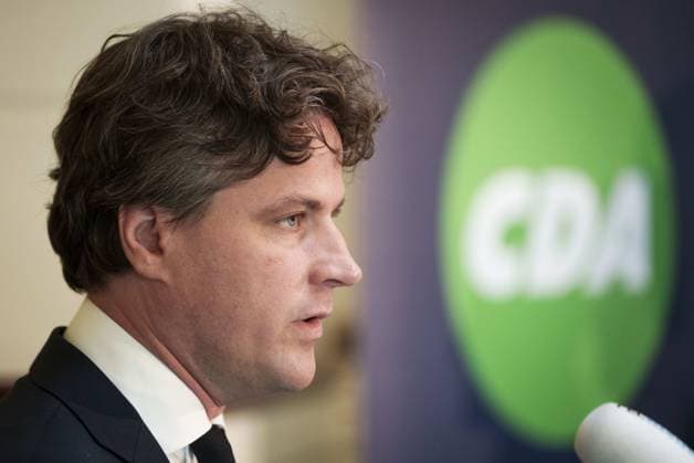 THE HAGUE - CDA party leader Henri Bontenbal during the presentation of the CDA election manifesto at the Party Office, in the run-up to the House of Representatives elections. ANP FREEK VAN DEN BERGH netherlands out - belgium out  Copyright: xx x477246467x originalFilename: 477246467.jpg