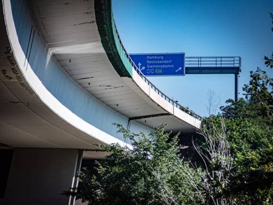 Berlin Charlottenburg, Rudolf-Wissell-Brücke, Stadtautobahn, Stadtring - 04.09.2023 Berlin