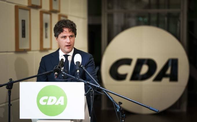 THE HAGUE - CDA party leader Henri Bontenbal during the presentation of the CDA election manifesto at the Party Office, in the run-up to the House of Representatives elections. ANP FREEK VAN DEN BERGH netherlands out - belgium out  Copyright: xx x477246541x originalFilename: 477246541.jpg