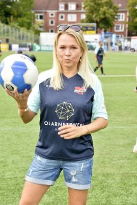 Nova Meierhenrich beim Benefiz Fussballspiel Kicken mit Herz zugunsten der Kinder Herzstation der Universitaetsklinik Eppendorf in Hamburg am 03.09.2023