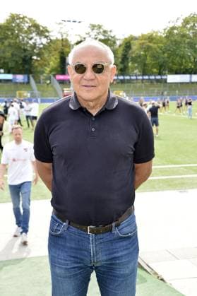 Felix Magath beim Benefiz Fussballspiel Kicken mit Herz zugunsten der Kinder Herzstation der Universitaetsklinik Eppendorf in Hamburg am 03.09.2023