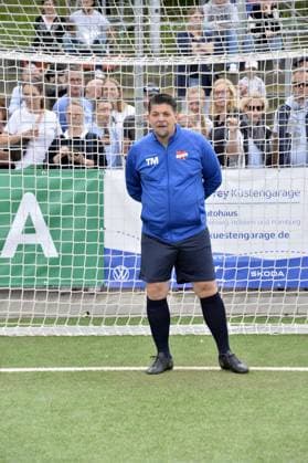 Tim Maelzer beim Benefiz Fussballspiel Kicken mit Herz zugunsten der Kinder Herzstation der Universitaetsklinik Eppendorf in Hamburg am 03.09.2023