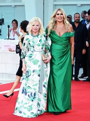 Venice, 80th Venice Film Festival 2023, Evening 6. Red Carpet Diva and Woman. In the photo Sandra Milo and Tiziana Rocco  Copyright: xManuelexMangiarottix xipa-agencyx xPoolxPhotoxEventsx02x IPA_IPA40064791