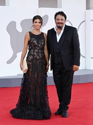 Venice, 80th Venice Film Festival 2023 - evening 6 - red carpet DIVA AND WOMAN - In the photo: Enrico brinano and Flora Canto  Copyright: xSimonexComix xipa-agency.netx xPoolxPhotoxEventsx02x IPA_IPA40066842