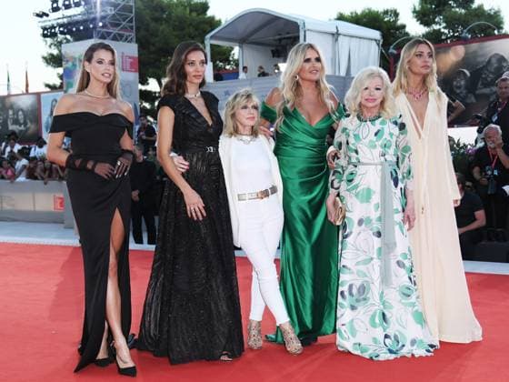 80th Venice Film Festival 2023, Red carpet Diva and Donna Award. Pictured: Sandra Milo, Tiziana Rocca, Rita Pavone, Margareth Made, Ivana Mrazova, Sveva Alviti  Copyright: xAlbertoxTerenghix xipa-agency.nex xPoolxPhotoxEventsx02x IPA_IPA40067357