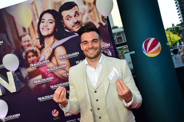 Bilder des Jahres 2023, Entertainment 09 September Entertainment Themen der Woche KW36 Entertainment Bilder des Tages Premiere von TRAUZEUGEN Stefano Zarrella, Bruder des Sängers und Moderators Giovanni Zarrella Ankunft, Red Carpet zur Premiere von TRAUZEUGEN im Kino ZooPalast in Berlin, am 05.09.2023 *** Premiere of TRAUZEUGEN Stefano Zarrella, brother of the singer and presenter Giovanni Zarrella Arrival, Red Carpet to the premiere of TRAUZEUGEN in the cinema ZooPalast in Berlin, on 05 09 2023 Photopress Mueller