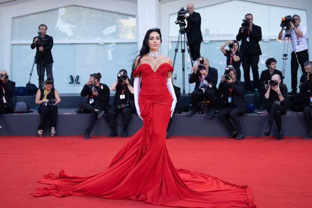 Filmfestspiele in Venedig, Georgina Rodriguez, Partnerin von Cristiano Ronaldo News - Enea red carpet - 80Â° Venice International Film Festival Georgina Rodriguez attends a red carpet for the movie Enea at the 80th Venice International Film Festival on September 05, 2023 in Venice, Italy. Photo: Cinzia Camela. Lido di Venezia Palazzo del Cinema Italy Copyright: xCinziaxCamelax xLiveMediax LPN_1042560