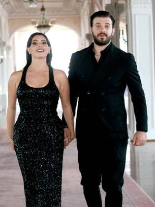 Venice, 80th Venice Film Festival 2023, Day 8, Giovanna Sannino Venice, 80th Venice Film Festival 2023 - day 8 - Giovanna Sannino godmother of the Sorriso Diverso Venezia Award. In the photo Giovanna Sannino with her boyfriend Gaetano Migliaccio Venice -  Copyright: xIPA ABACAx BRIPA20230906_1061 IPA ABACAx BRIPA20230906_1061