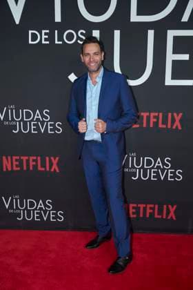 September 5, 2023, Mexico City, Mexico: Patricio Borghetti poses for photos during the red carpet of the Premier for Ã¢â‚¬ËœThe Widows of ThursdaysÃ¢â‚¬â ¢ (Las Viudas de los Jueves) Netflix original series . on September 5, 2023 in Mexico City, Mexico. Mexico City Mexico - ZUMAe321 20230905_zia_e321_060 Copyright: xJaimexNogalesx