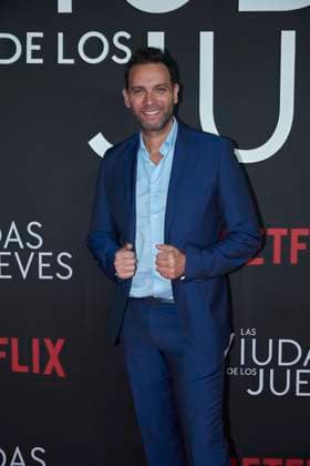 September 5, 2023, Mexico City, Mexico: Patricio Borghetti poses for photos during the red carpet of the Premier for Ã¢â‚¬ËœThe Widows of ThursdaysÃ¢â‚¬â ¢ (Las Viudas de los Jueves) Netflix original series . on September 5, 2023 in Mexico City, Mexico. Mexico City Mexico - ZUMAe321 20230905_zia_e321_061 Copyright: xJaimexNogalesx
