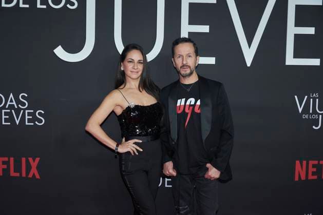 September 5, 2023, Mexico City, Mexico: Paulina Madrazo and Oscar Madrazo pose for photos during the red carpet of the Premier for Ã¢â‚¬ËœThe Widows of ThursdaysÃ¢â‚¬â ¢ (Las Viudas de los Jueves) Netflix original series . on September 5, 2023 in Mexico City, Mexico. Mexico City Mexico - ZUMAe321 20230905_zia_e321_067 Copyright: xJaimexNogalesx