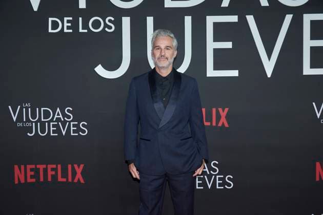 September 5, 2023, Mexico City, Mexico: Juan Pablo Medina poses for photos during the red carpet of the Premier for Ã¢â‚¬ËœThe Widows of ThursdaysÃ¢â‚¬â ¢ (Las Viudas de los Jueves) Netflix original series . on September 5, 2023 in Mexico City, Mexico. Mexico City Mexico - ZUMAe321 20230905_zia_e321_123 Copyright: xJaimexNogalesx
